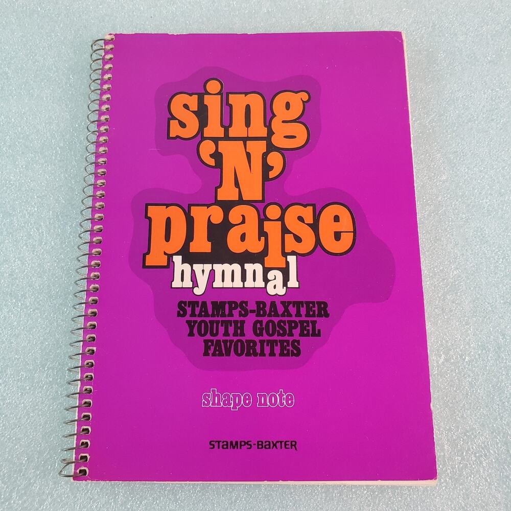 Sing ‘N’ Praise Hymnal Shape Note FLAW READ Youth Gospel Favorites Stamps-Baxter